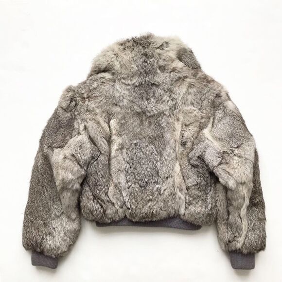 Richard Mann vintage fur bomber jacket VGUC Kids 6Y - Picture 6 of 6